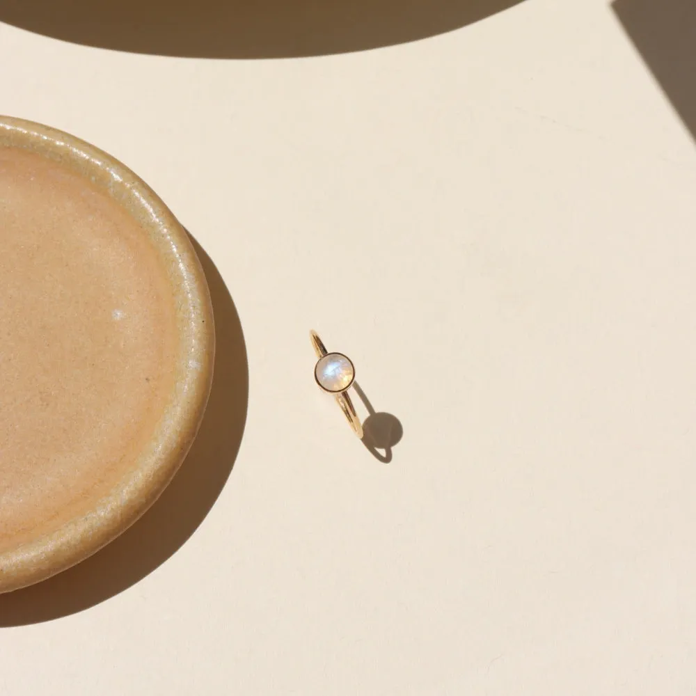 Moonstone Glow Ring sold by Token Jewelry product image thumbnail 3