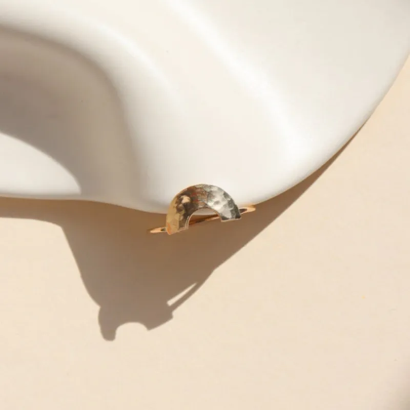 Arc Ring made by Token Jewelry