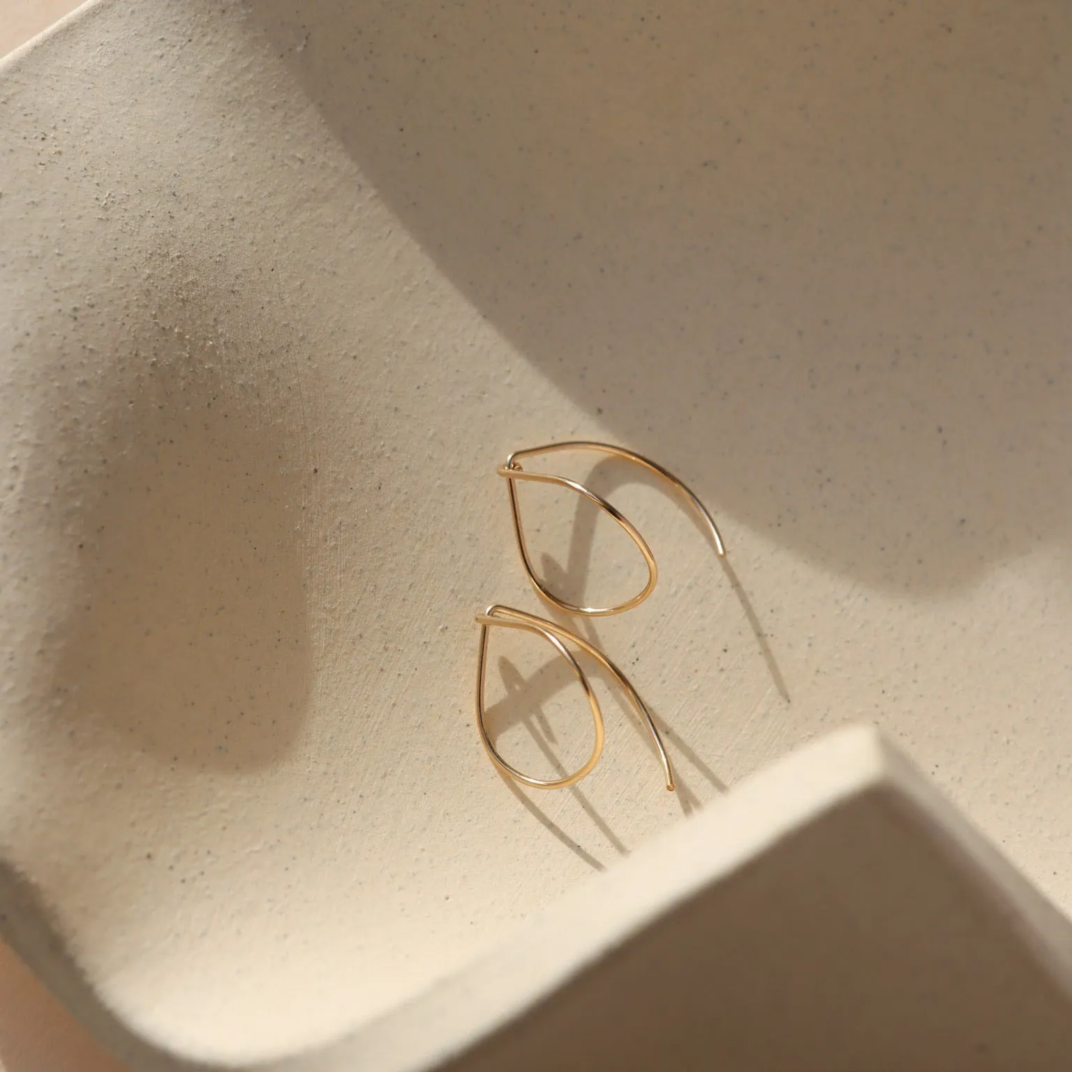 Mini Teardrop Threaders sold by Token Jewelry product image thumbnail 4