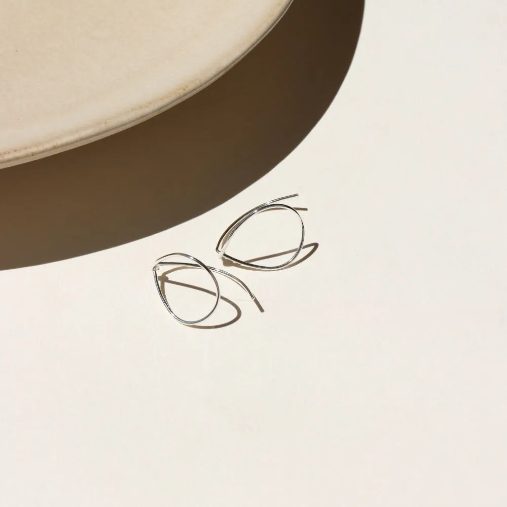 Mini Teardrop Threaders sold by Token Jewelry product image thumbnail 3