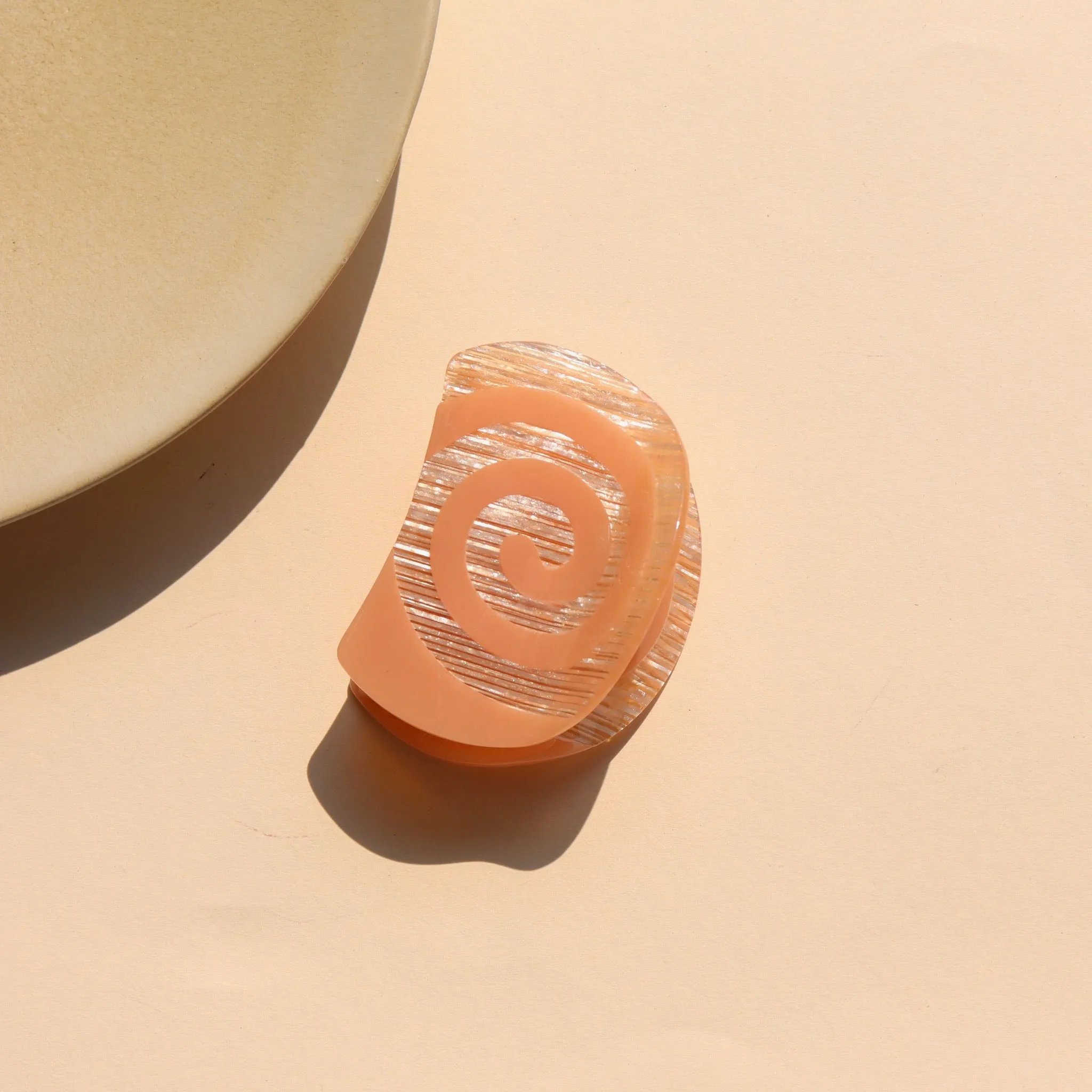 Shell Spiral Hair Claw Clip sold by Token Jewelry