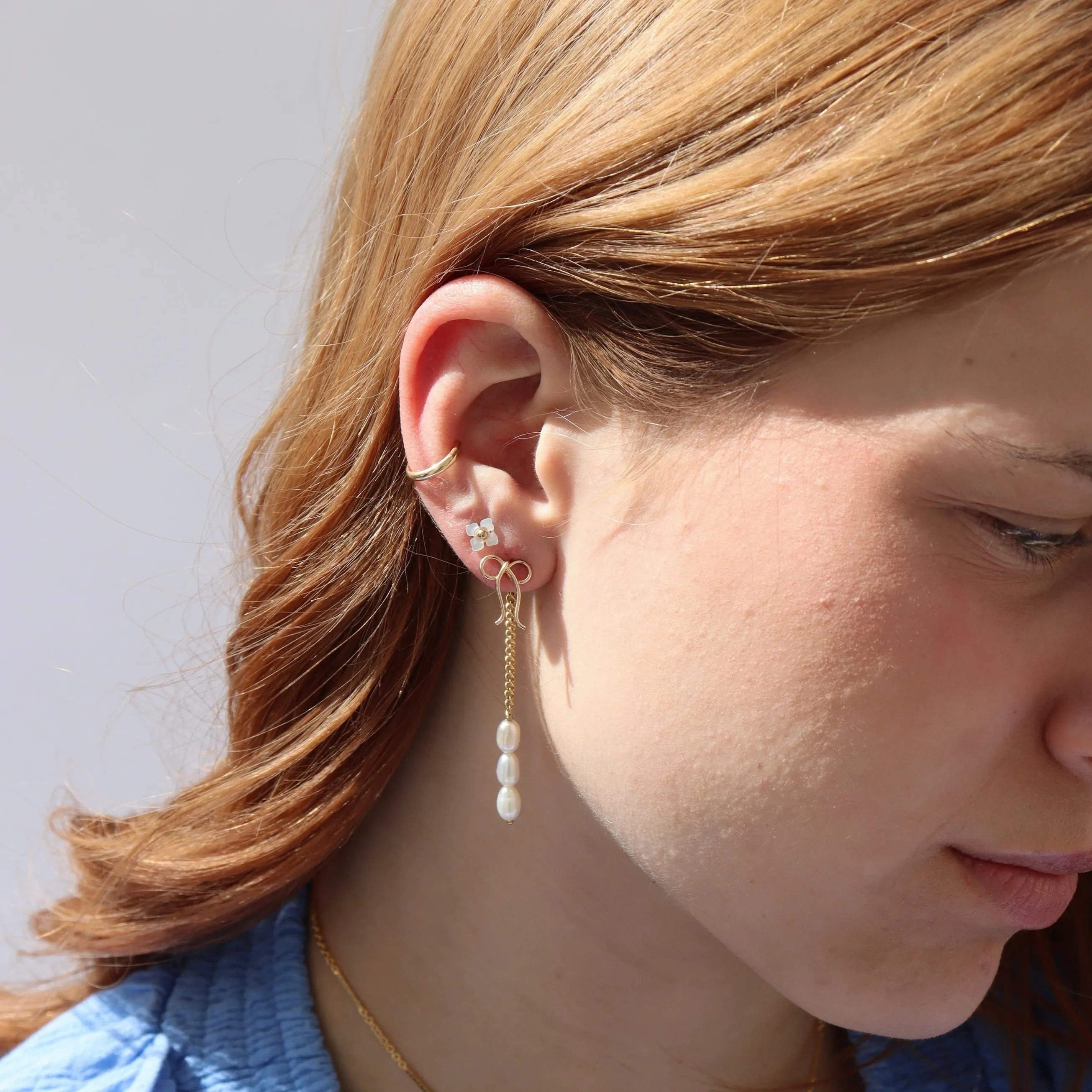 Trillium Pearl Backdrops sold by Token Jewelry product image thumbnail 4