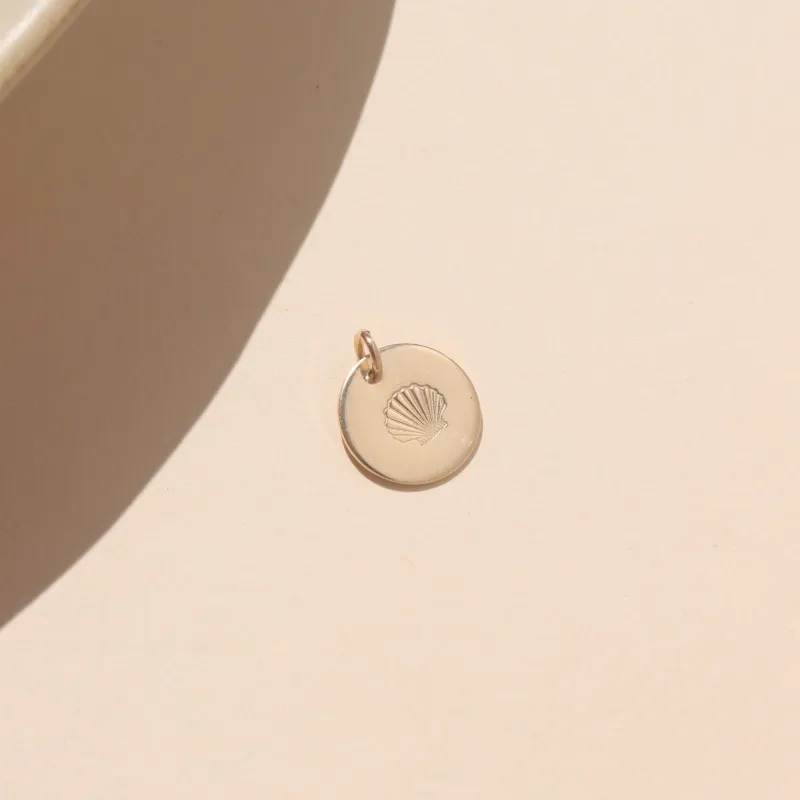 Seashell Disc Add-On sold by Token Jewelry
