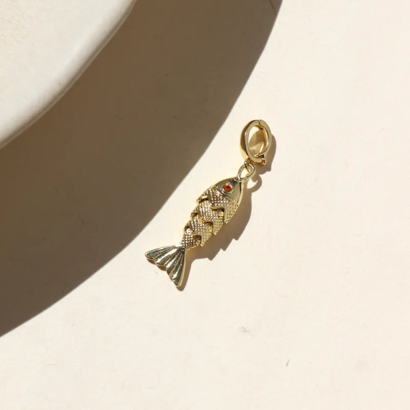 Fish Charm made by Token Jewelry
