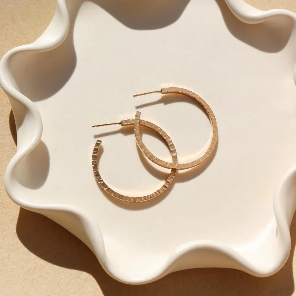 Maeve Hoops sold by Token Jewelry