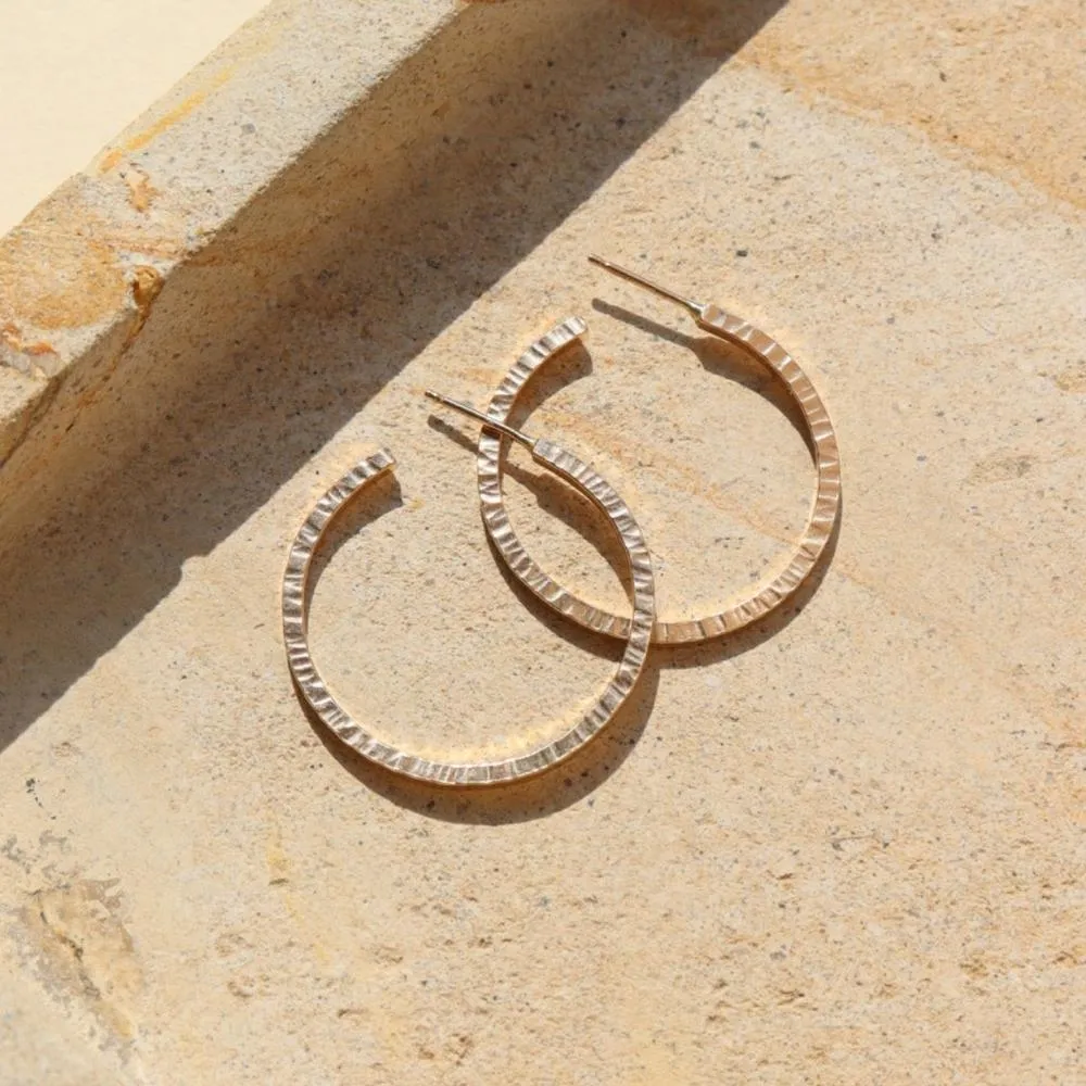 Maeve Hoops sold by Token Jewelry product image thumbnail 4