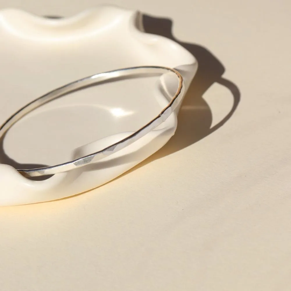 Hammered Bangle sold by Token Jewelry product image thumbnail 4