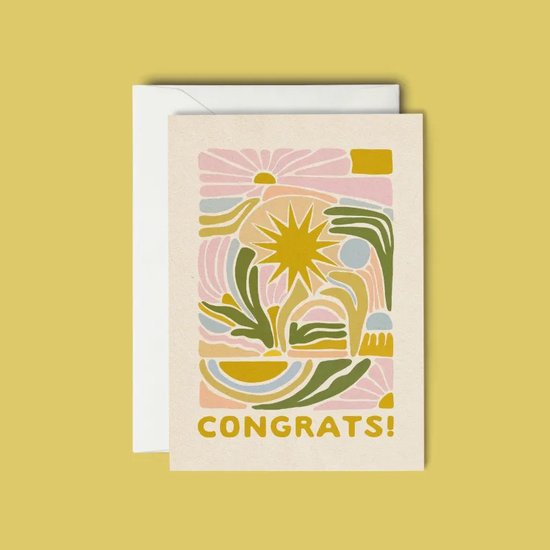 Congrats! - Greeting Card sold by Token Jewelry