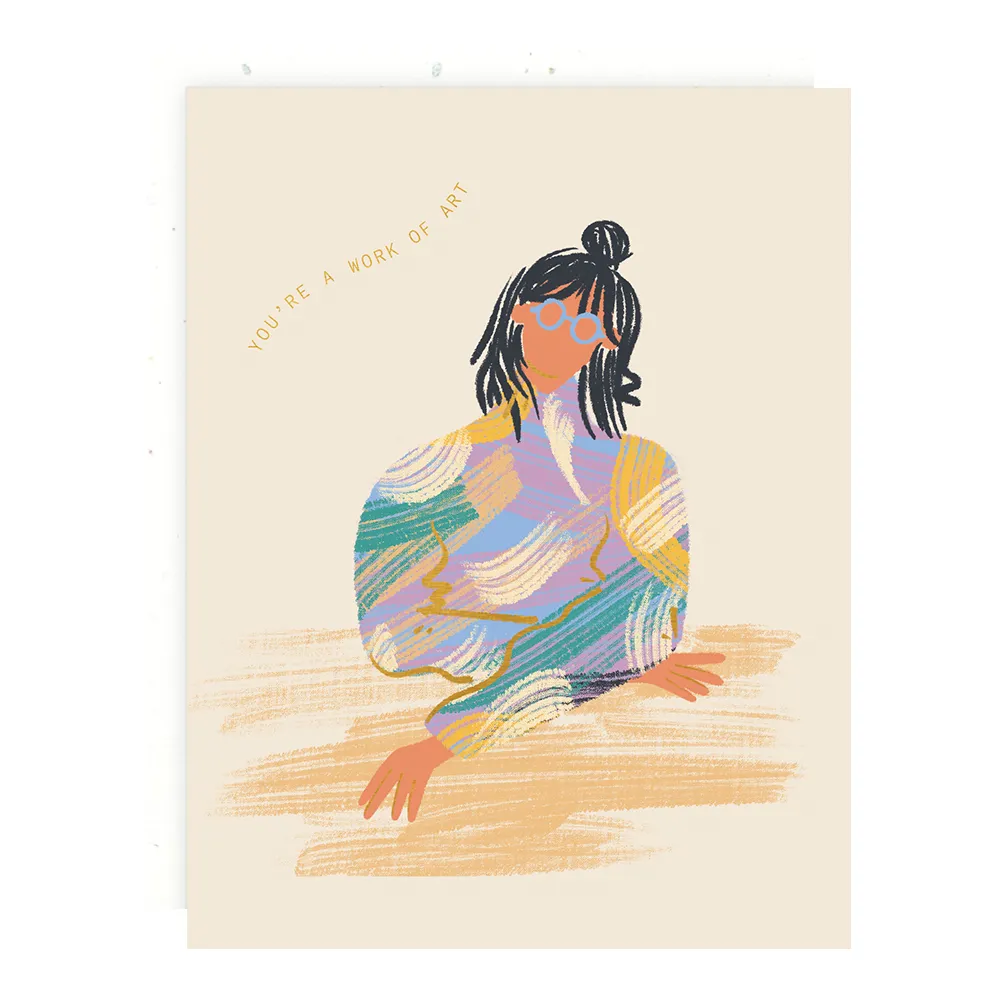 Someday Studio Card - Work of Art sold by Token Jewelry