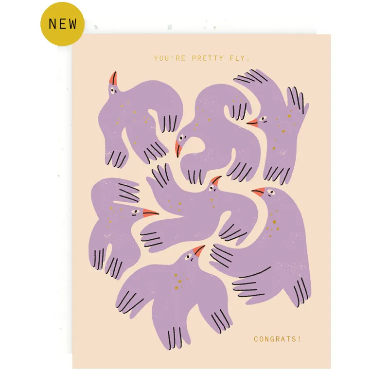 You're Pretty Fly Card sold by Token Jewelry