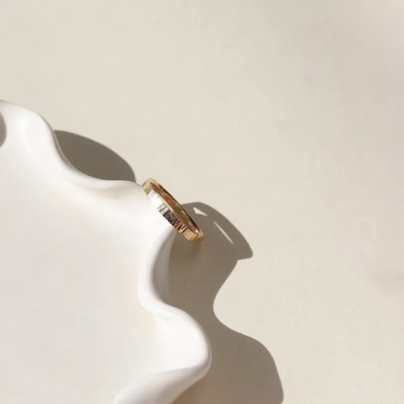 Maeve Ring in 14k Gold made by Token Jewelry