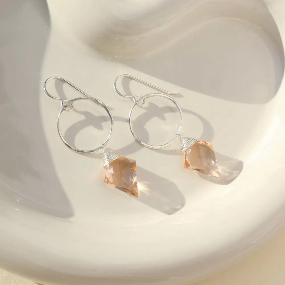Champagne Quartz Drops sold by Token Jewelry product image thumbnail 5