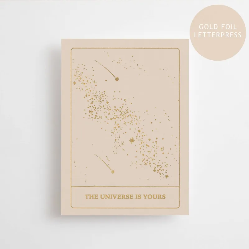 The Universe is Yours Postcard sold by Token Jewelry