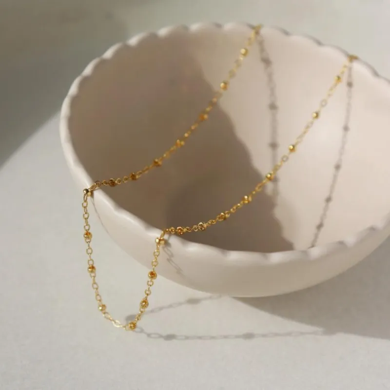 Beaded Chain sold by Token Jewelry