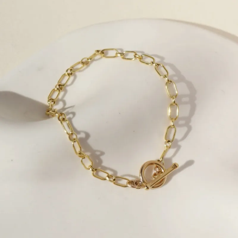 Brooklyn Toggle Bracelet sold by Token Jewelry