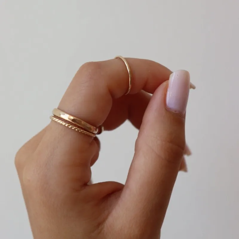 Skinny Midi Ring sold by Token Jewelry