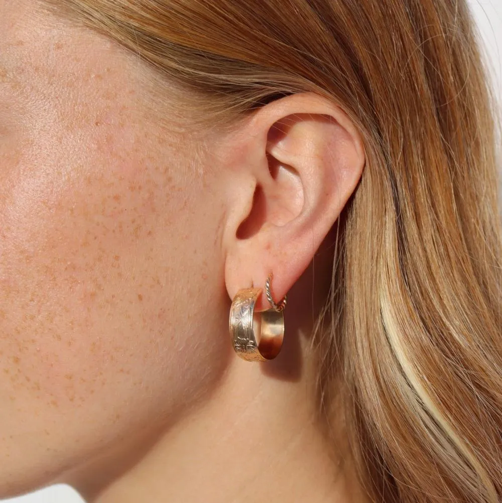 Spiral Hoops sold by Token Jewelry product image thumbnail 2