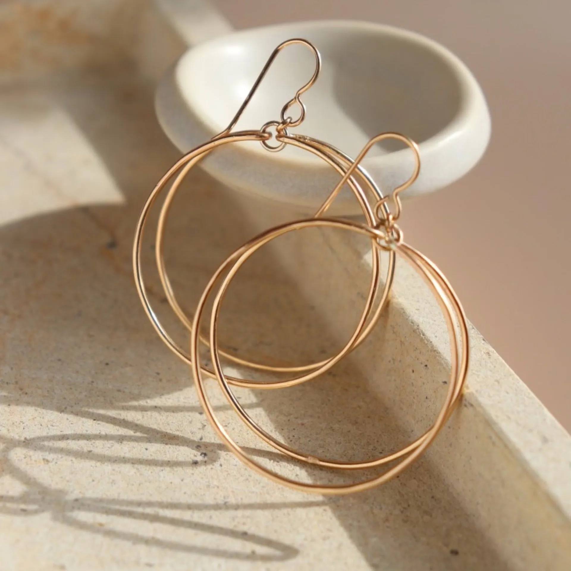 Parallel Hoops sold by Token Jewelry product image thumbnail 3