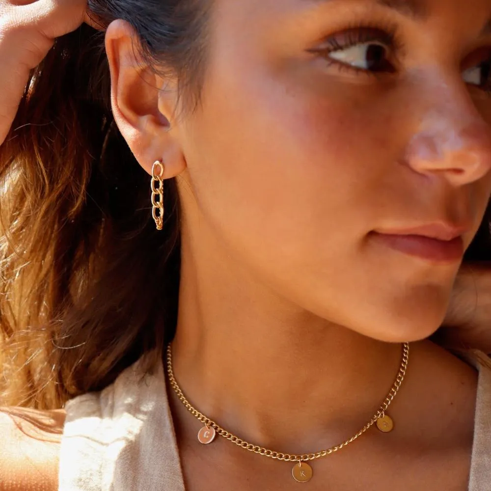 Alex Chain Studs sold by Token Jewelry product image thumbnail 4