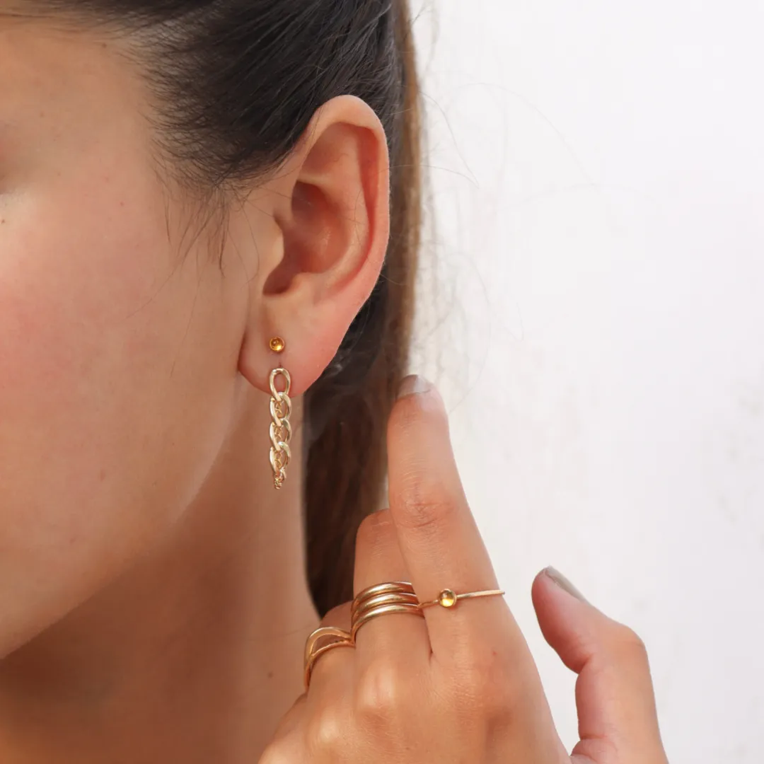 Alex Chain Studs sold by Token Jewelry product image thumbnail 2