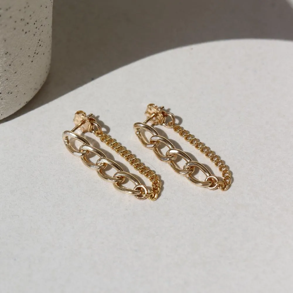Alex Chain Studs sold by Token Jewelry product image thumbnail 5