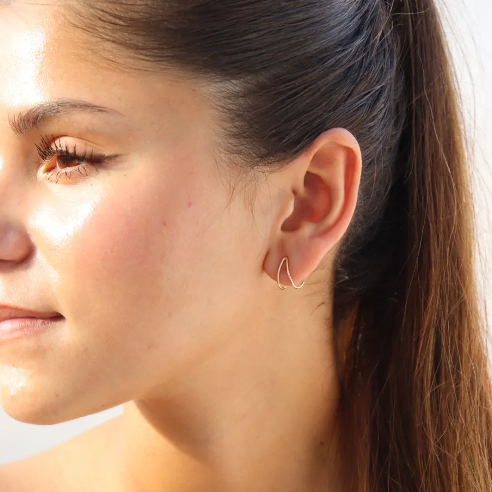 Wishbone Studs sold by Token Jewelry product image thumbnail 4