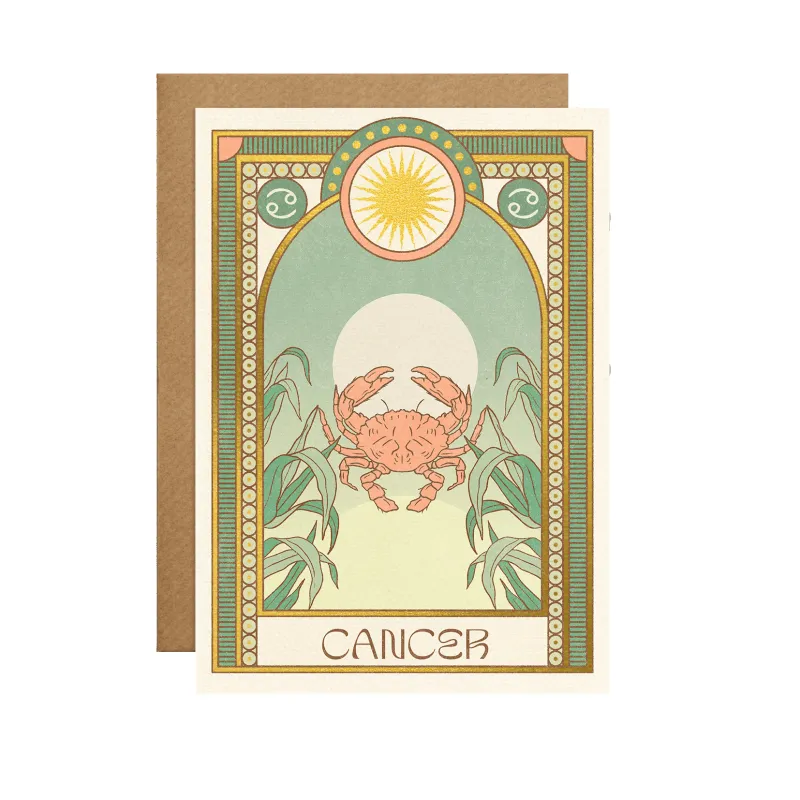 Cancer Zodiac Card sold by Token Jewelry