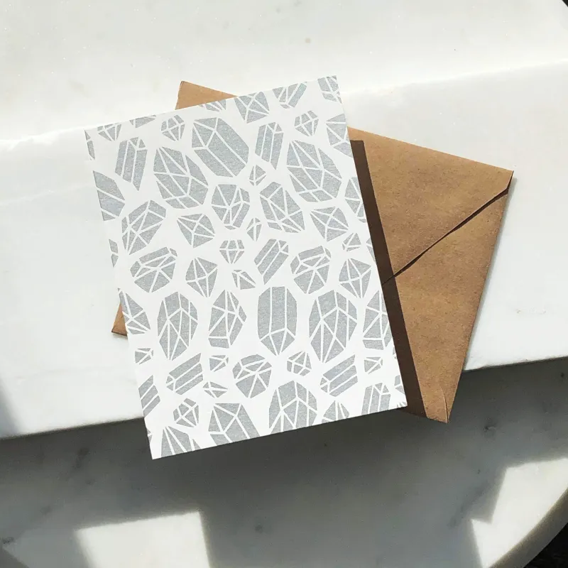 Crystal Pattern Card sold by Token Jewelry