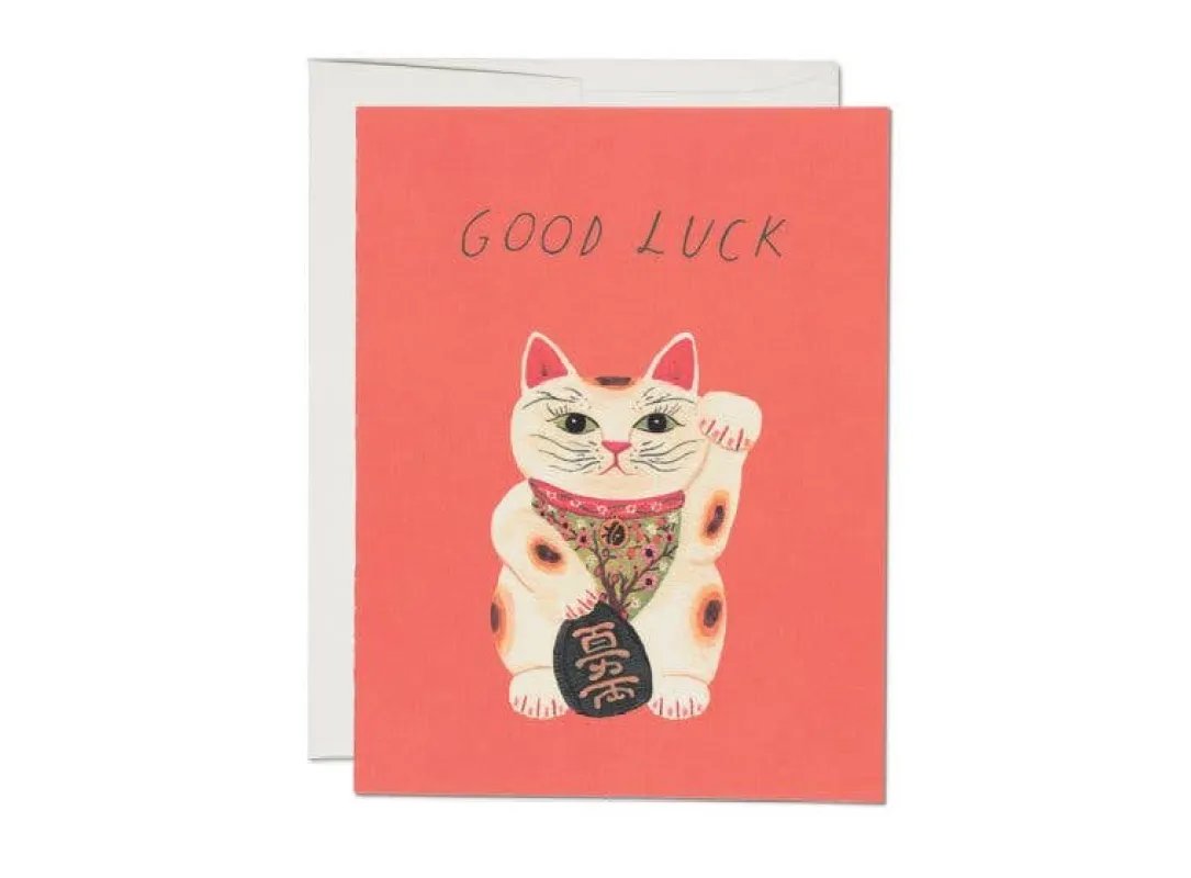 Good Luck Kitty Card sold by Token Jewelry