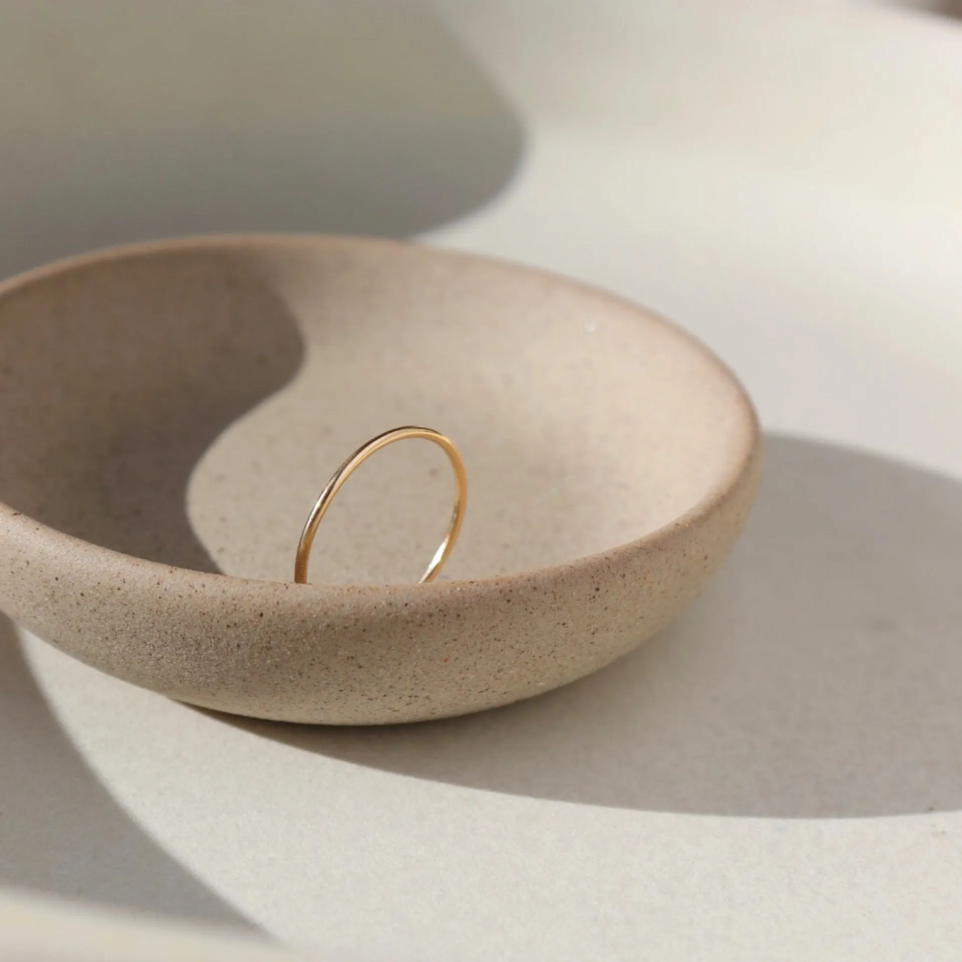 Simple Band in 14k Gold sold by Token Jewelry product image thumbnail 4