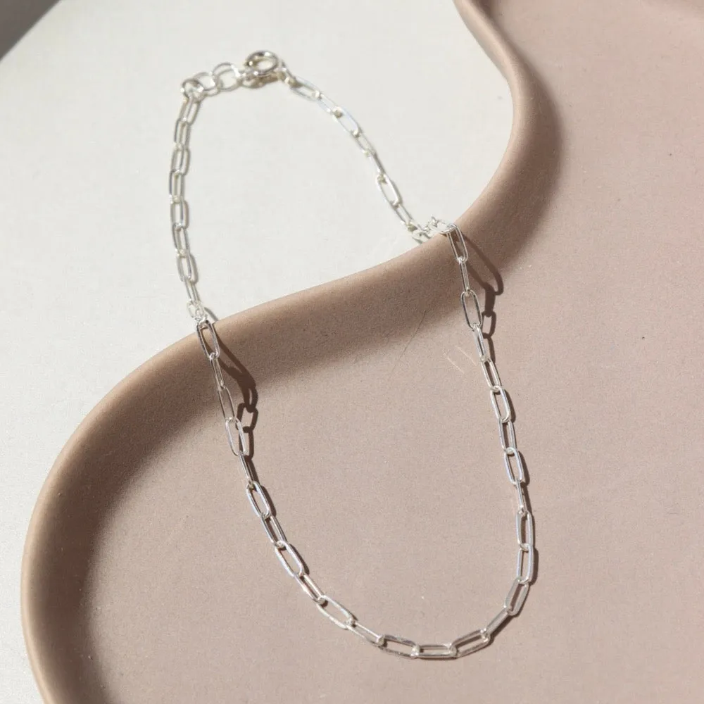 Narrow Links Anklet sold by Token Jewelry product image thumbnail 4