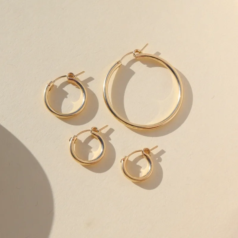Classic Hoops sold by Token Jewelry