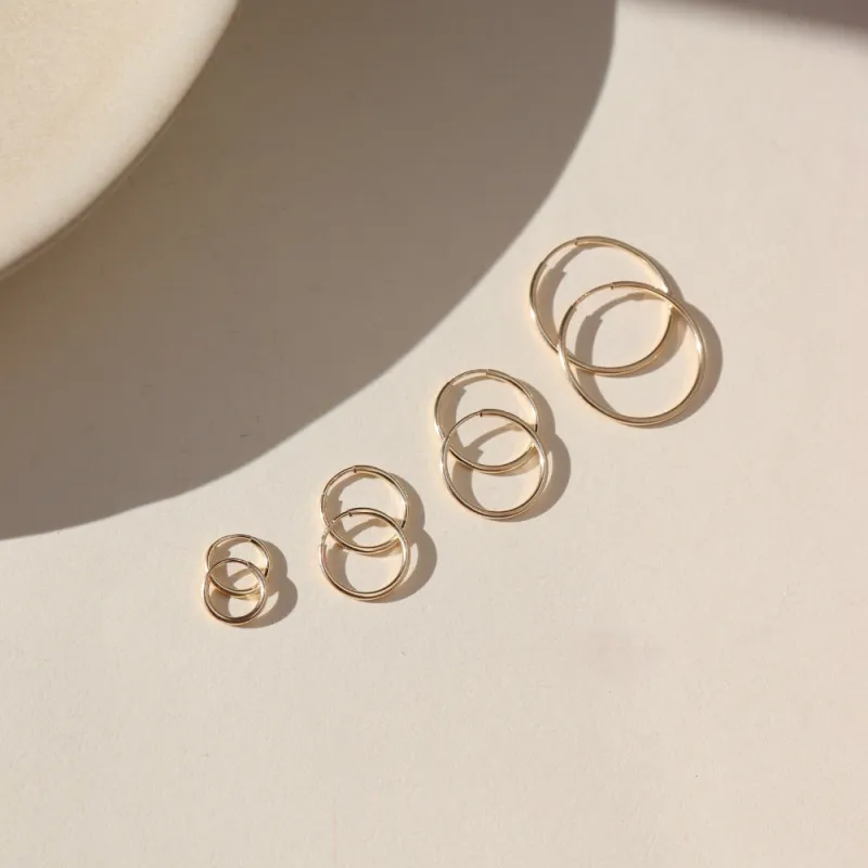 Goldie Hoops sold by Token Jewelry