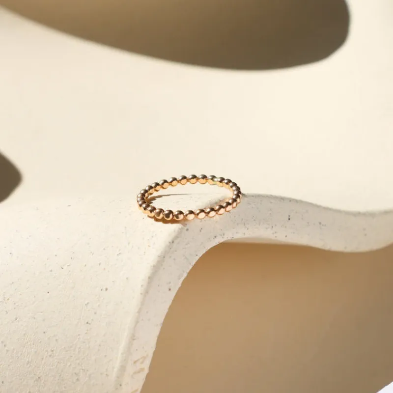 Sequin Ring made by Token Jewelry