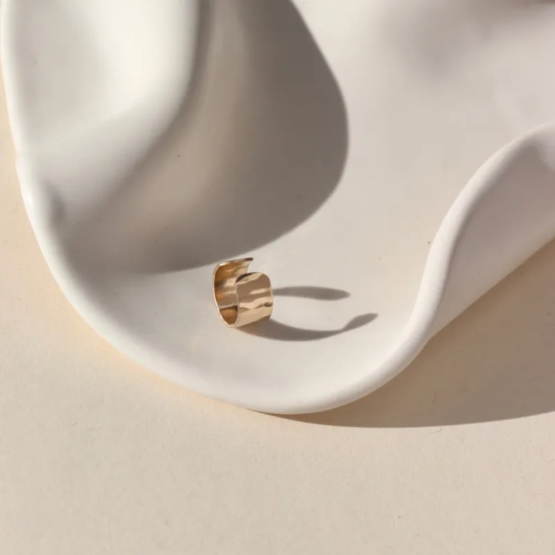 Hammered Ear Cuff sold by Token Jewelry