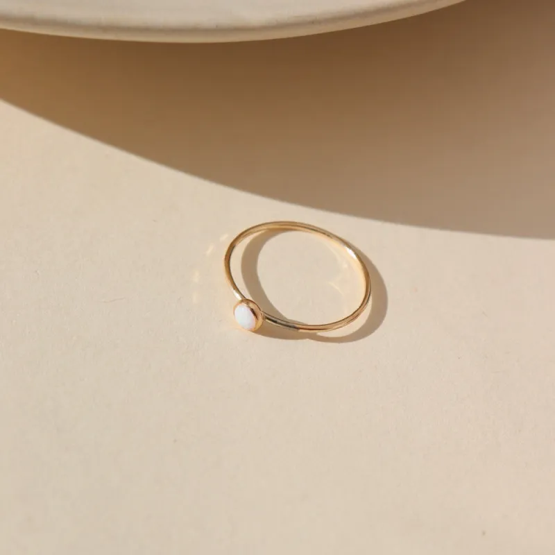 Opal Ring made by Token Jewelry