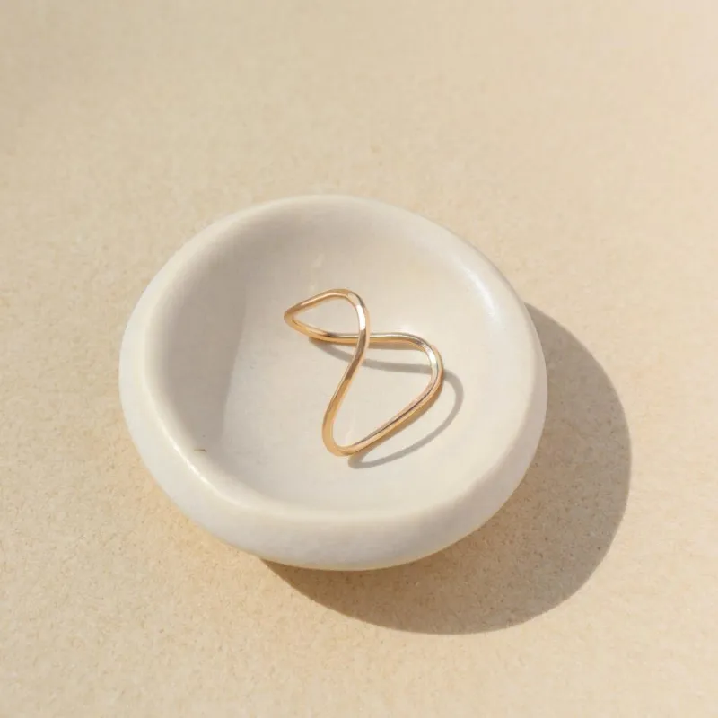 Rising Tide Ring made by Token Jewelry