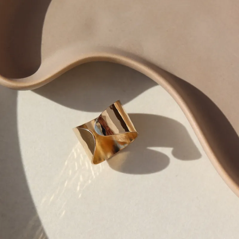 Cuff Ring made by Token Jewelry