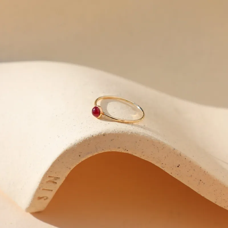 Ruby Ring made by Token Jewelry