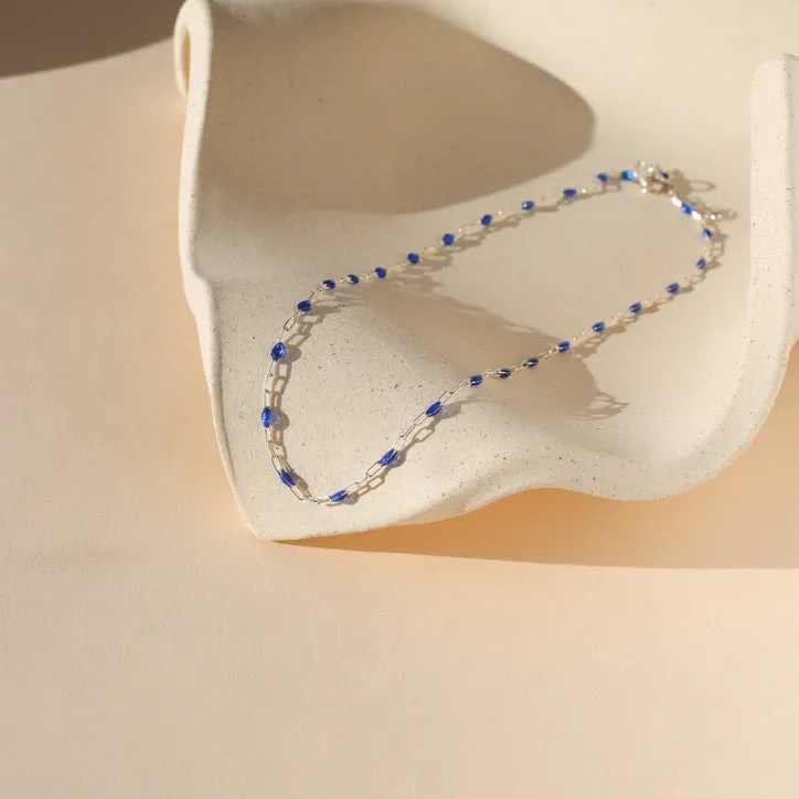 Sapphire Gemlink Choker sold by Token Jewelry product image thumbnail 3