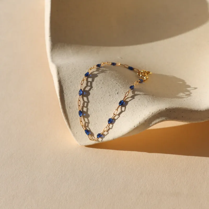 Sapphire Gemlink Bracelet sold by Token Jewelry