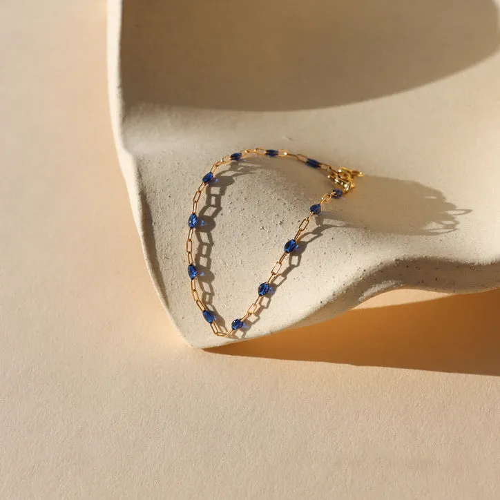 Sapphire Gemlink Bracelet sold by Token Jewelry