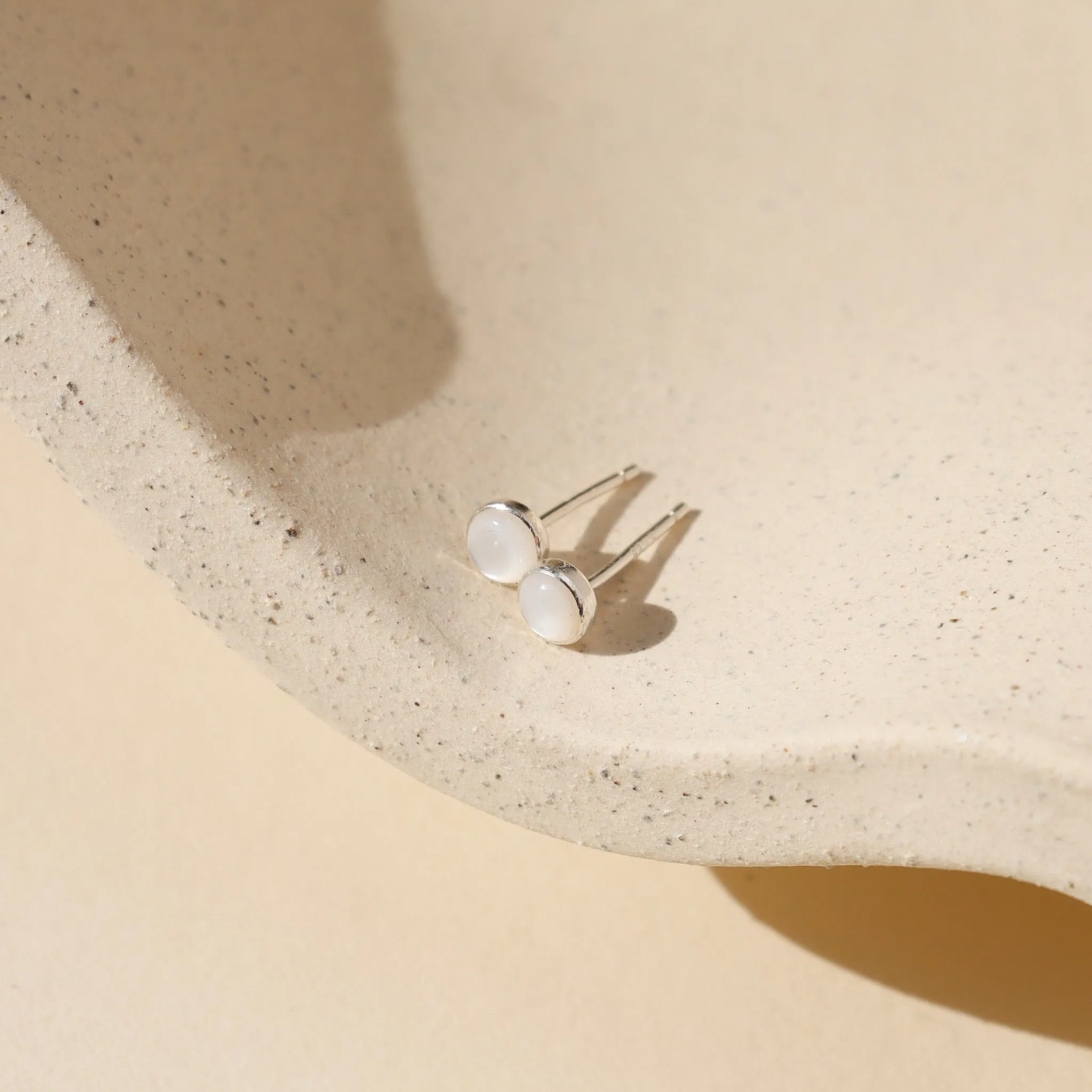 Pearl Studs sold by Token Jewelry