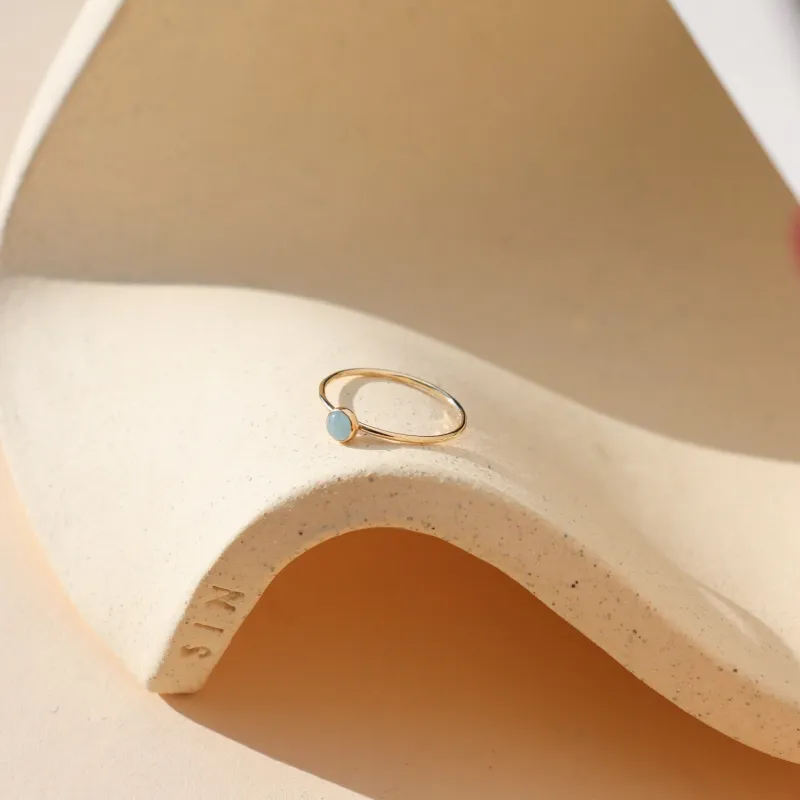 Aquamarine Ring made by Token Jewelry