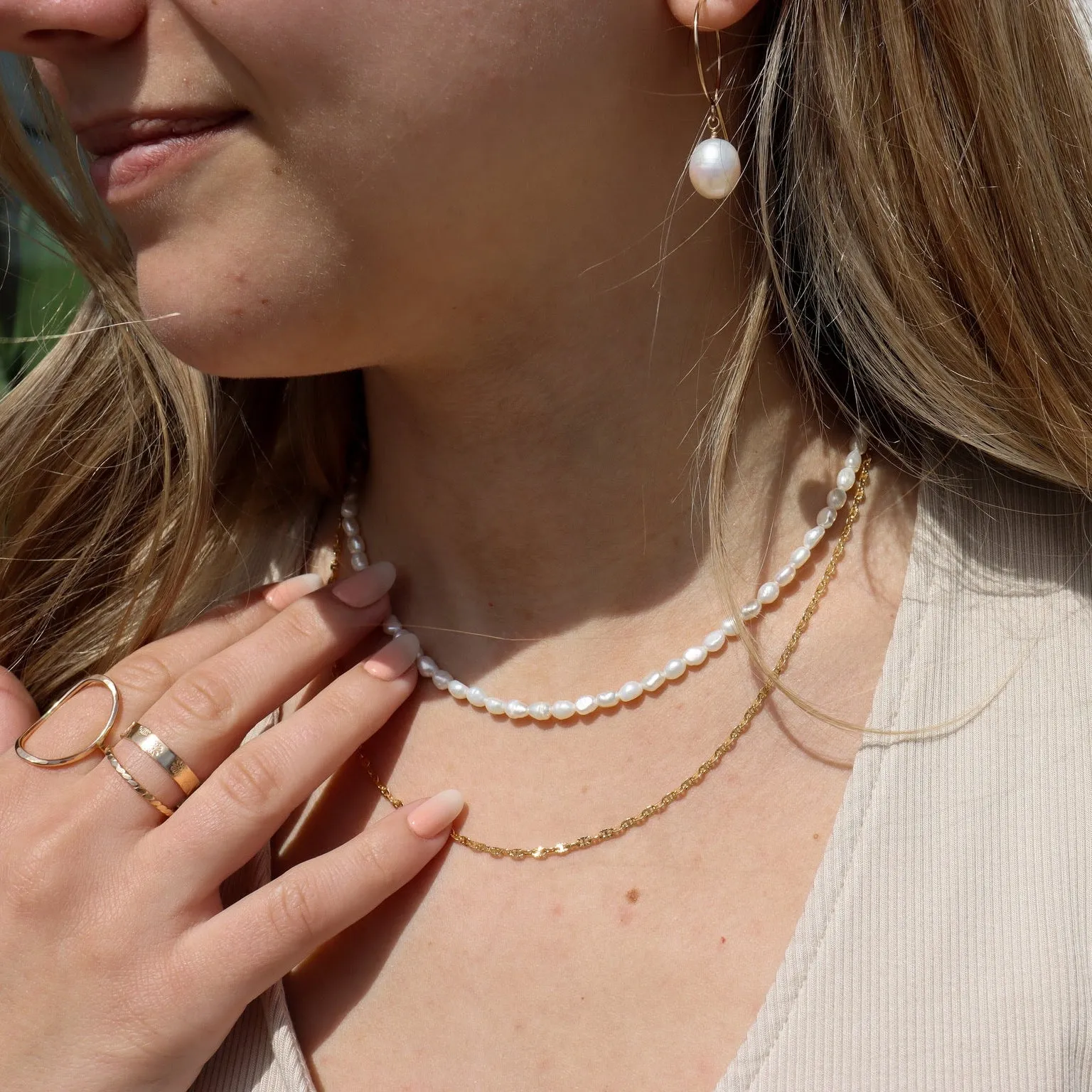 Heritage Pearl Necklace sold by Token Jewelry product image thumbnail 3
