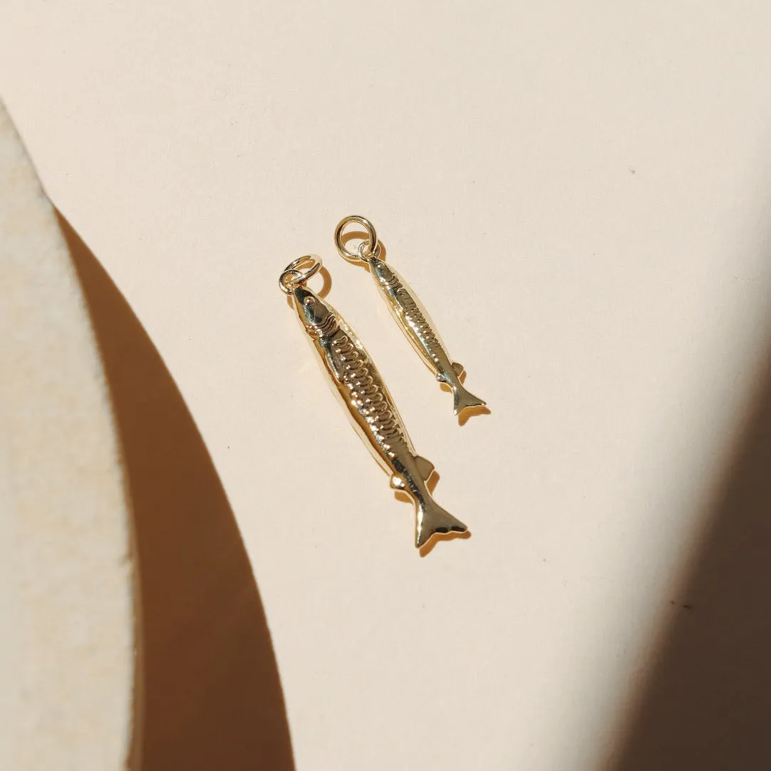 Large Sardine Charm sold by Token Jewelry product image thumbnail 2
