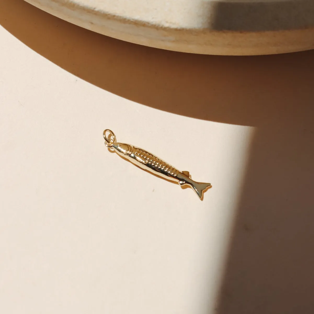 Large Sardine Charm sold by Token Jewelry