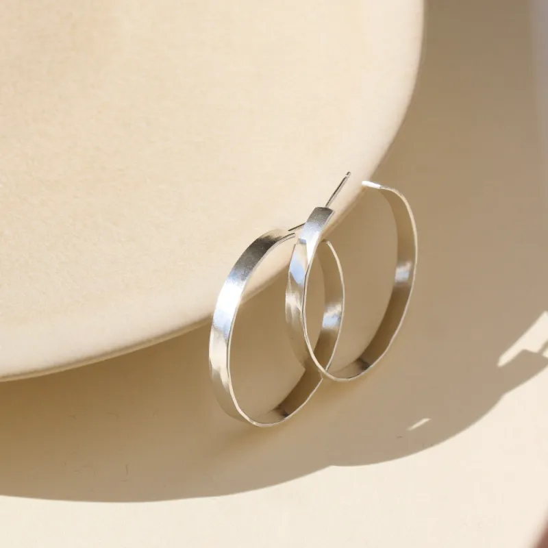 Mirage Hoops - Large made by Token Jewelry