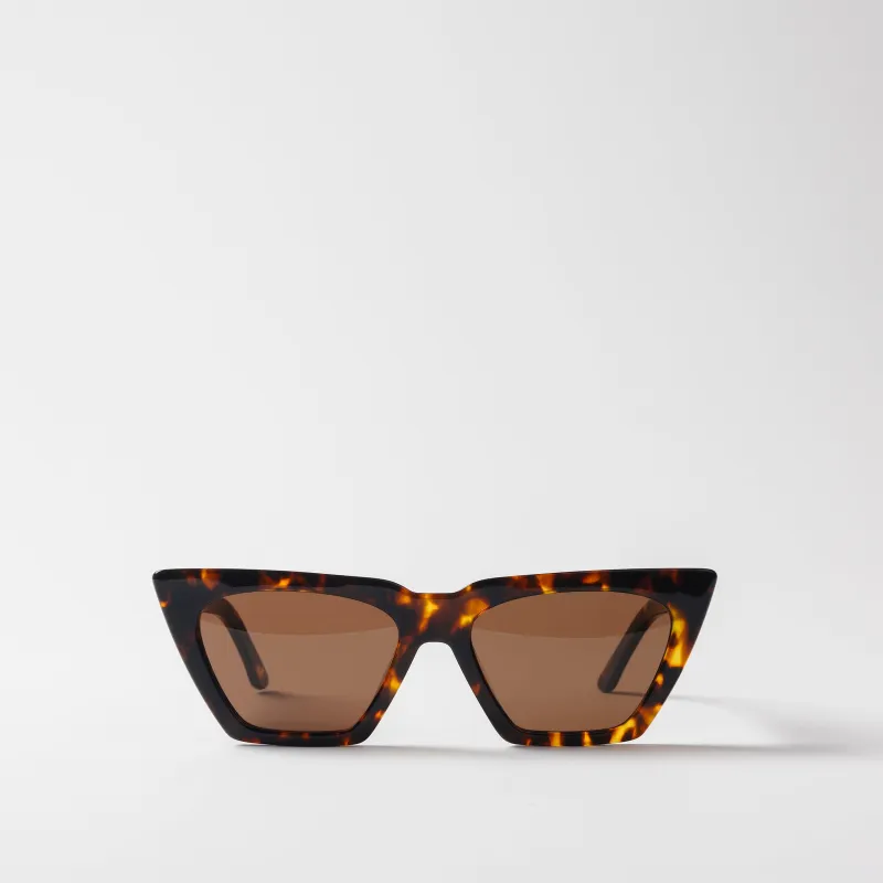 Carla Colour Modan Sunglasses in Tortoise sold by LINDQUIST