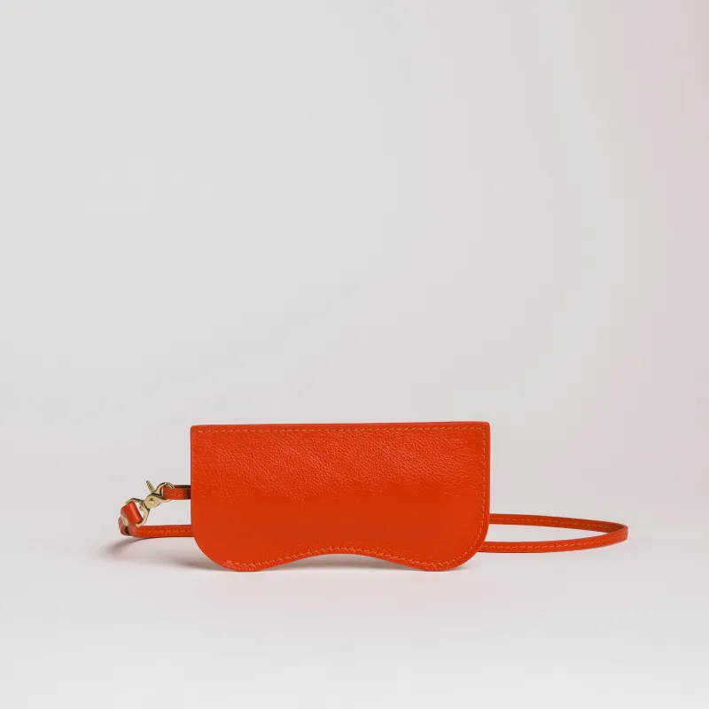 Ceci Sunglass Case in Persimmon sold by LINDQUIST